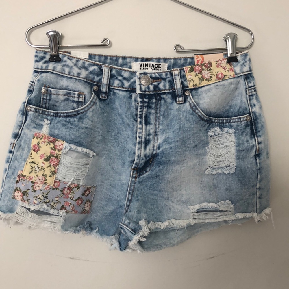Almost Famous Patchwork Shorts